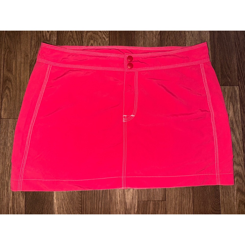 L.L.Bean Skort Pink‎ Activewear Athletic Outdoor Nylon Skirt Size 12